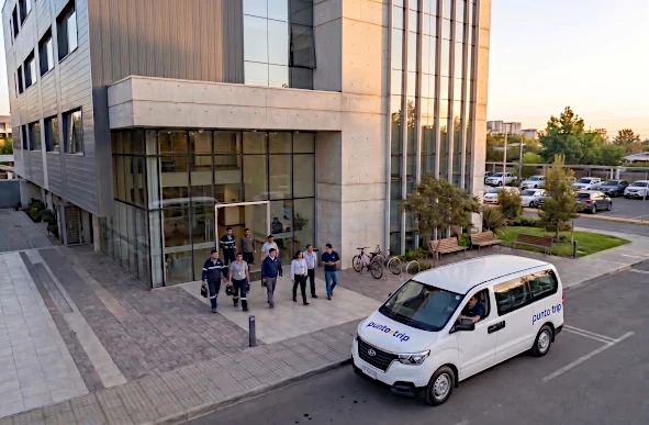 Transporte en van para empresas